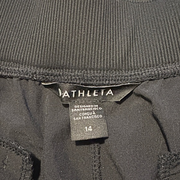 Athleta Brooklyn Mid Rise Ankle Pants Size 14 Black Activewear Casual Travel - Picture 7 of 9